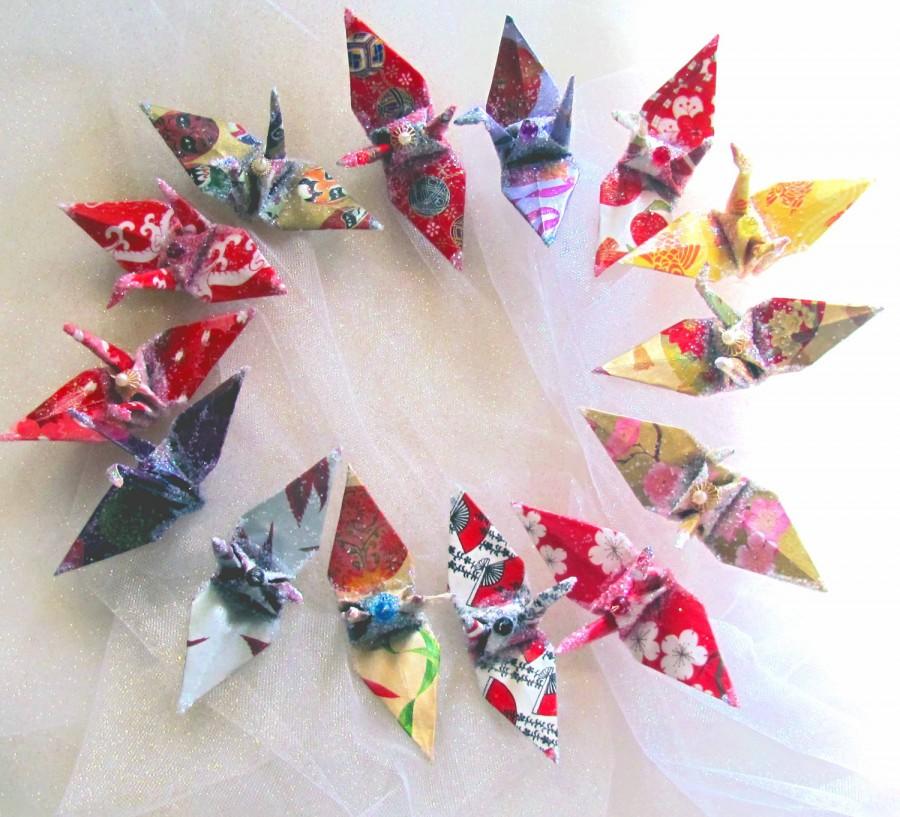 Wedding - Pre Fixe Peace Crane Bird Christmas Ornament Wedding Cake Topper  Party Favor Place Card Holder Anniversary Good Deal Table Decoration