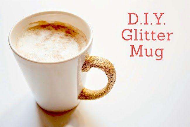 Свадьба - Dishwasher Safe DIY Glitter Mug