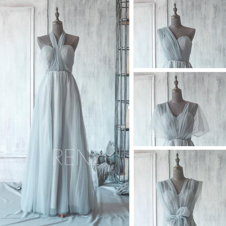 Mariage - 2015 Convertible Bridesmaid dress, Long wedding dress, Sweetheart Halter Party dress, Long Formal dress, Maxi dress Floor Length (TS071)