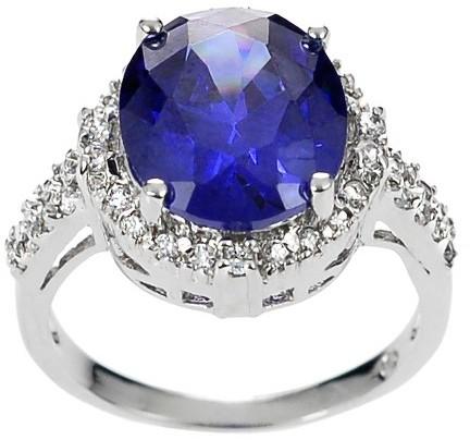 Wedding - 4/5 CT. T.W. Oval Cut and Round Cut CZ Pave Set Bridal Style Ring in Sterling Silver