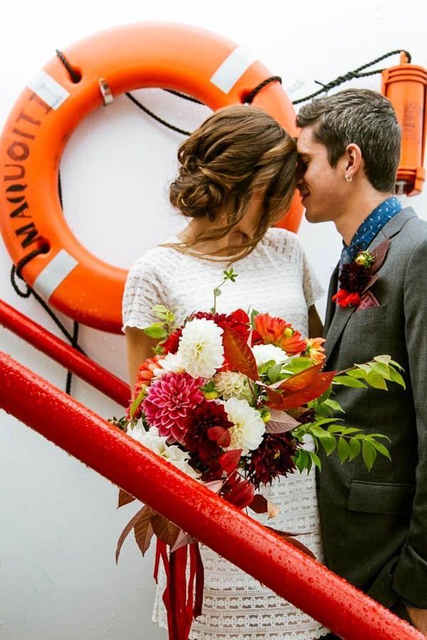 زفاف - Nautical Portland, Maine Wedding Inspiration