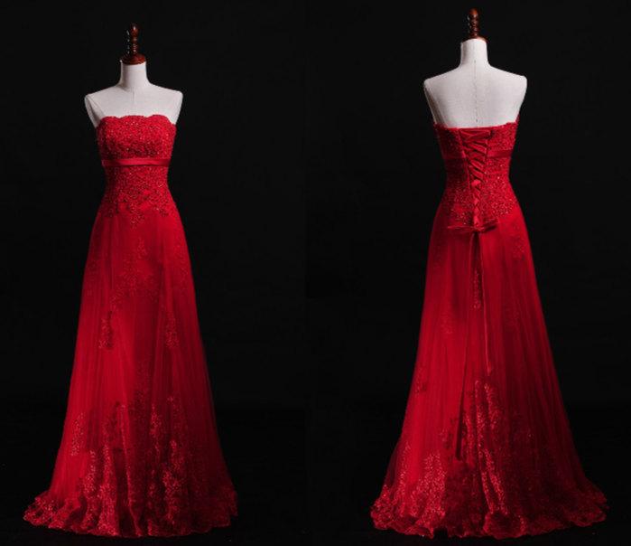 زفاف - Beautiful Long Prom Dress, PROM dress, Lace PROM dresses, Bridal gowns, Custom colors and sizes.