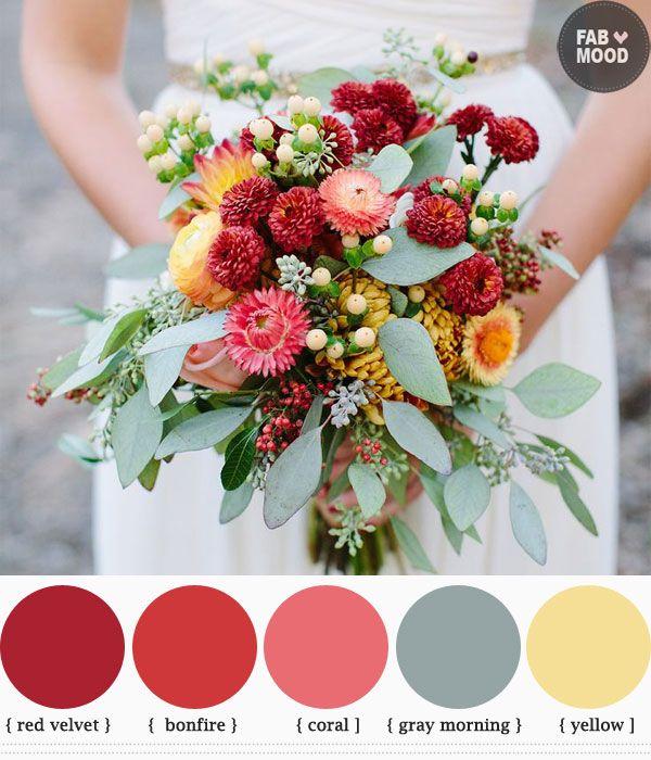 Mariage - Autumn Wedding Bouquets Ideas