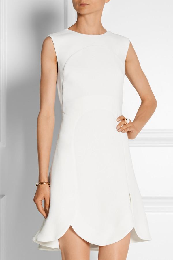 Hochzeit - Antonio Berardi Wool-Blend Crepe Mini Dress