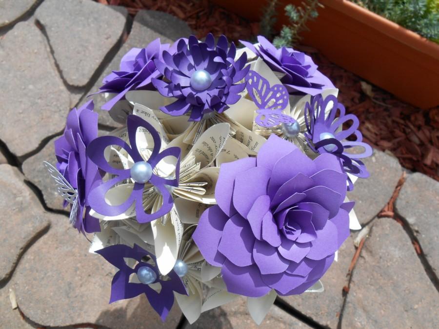 Wedding - Harry Potter Origami Paper Wedding Bridal Bouquet   A Forever Alternative