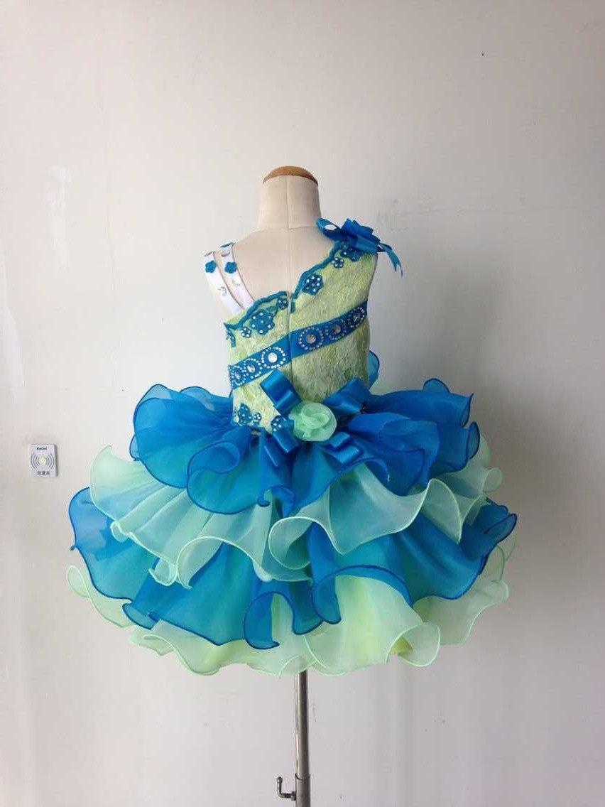 Mariage - Wedding Flower Girl Dress,Tulle Dress,Birthday Party Dress,Toddler Child Dress,Rustic Flower Girl Dress,Colourful Modern Flower Girl Dress