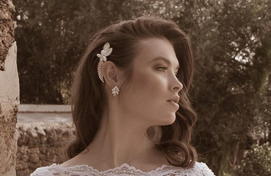 Hochzeit - Bridal headpiece' Wedding Hair Comb, wedding hair accessory