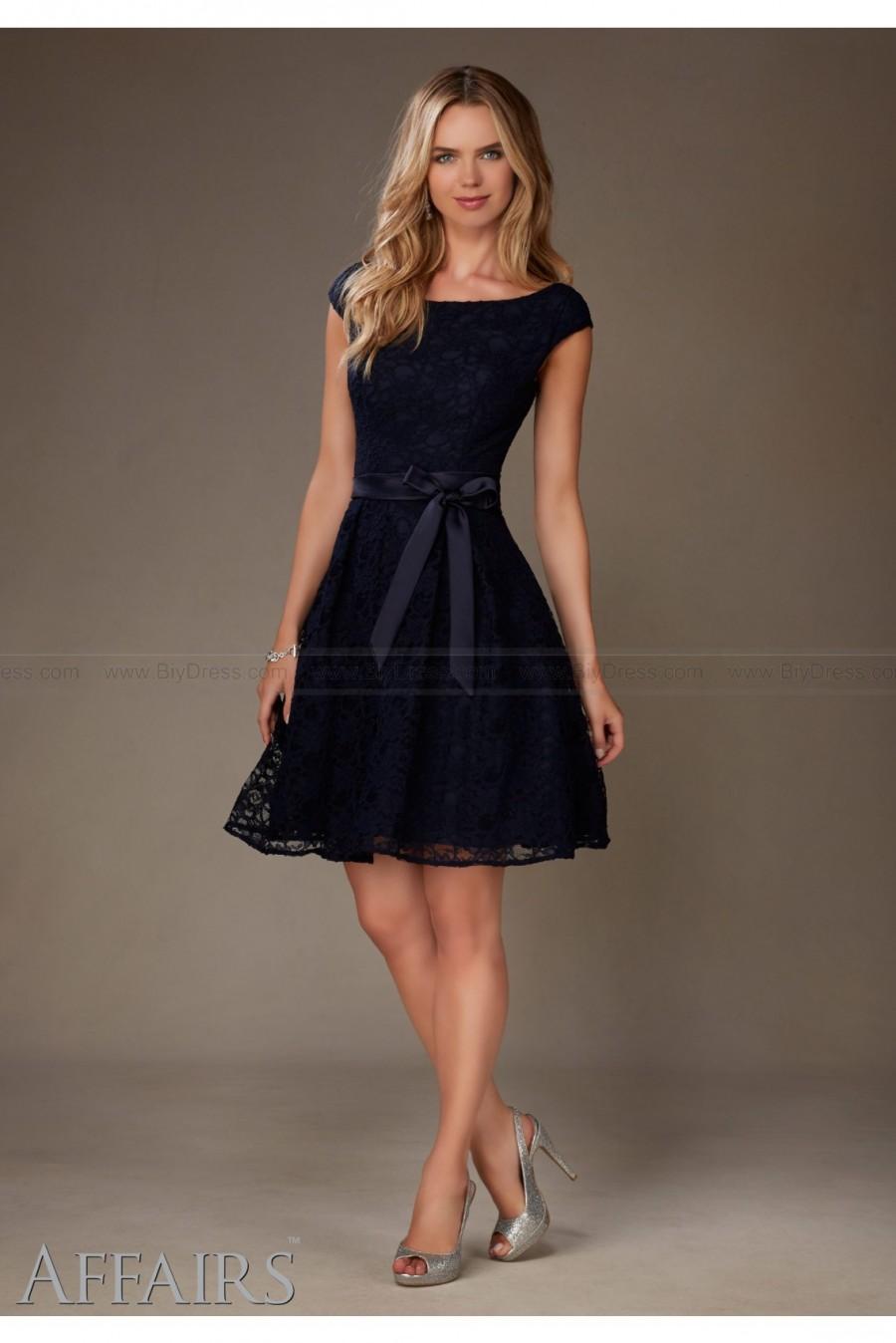 Hochzeit - Mori Lee Bridesmaids Dress Style 31074