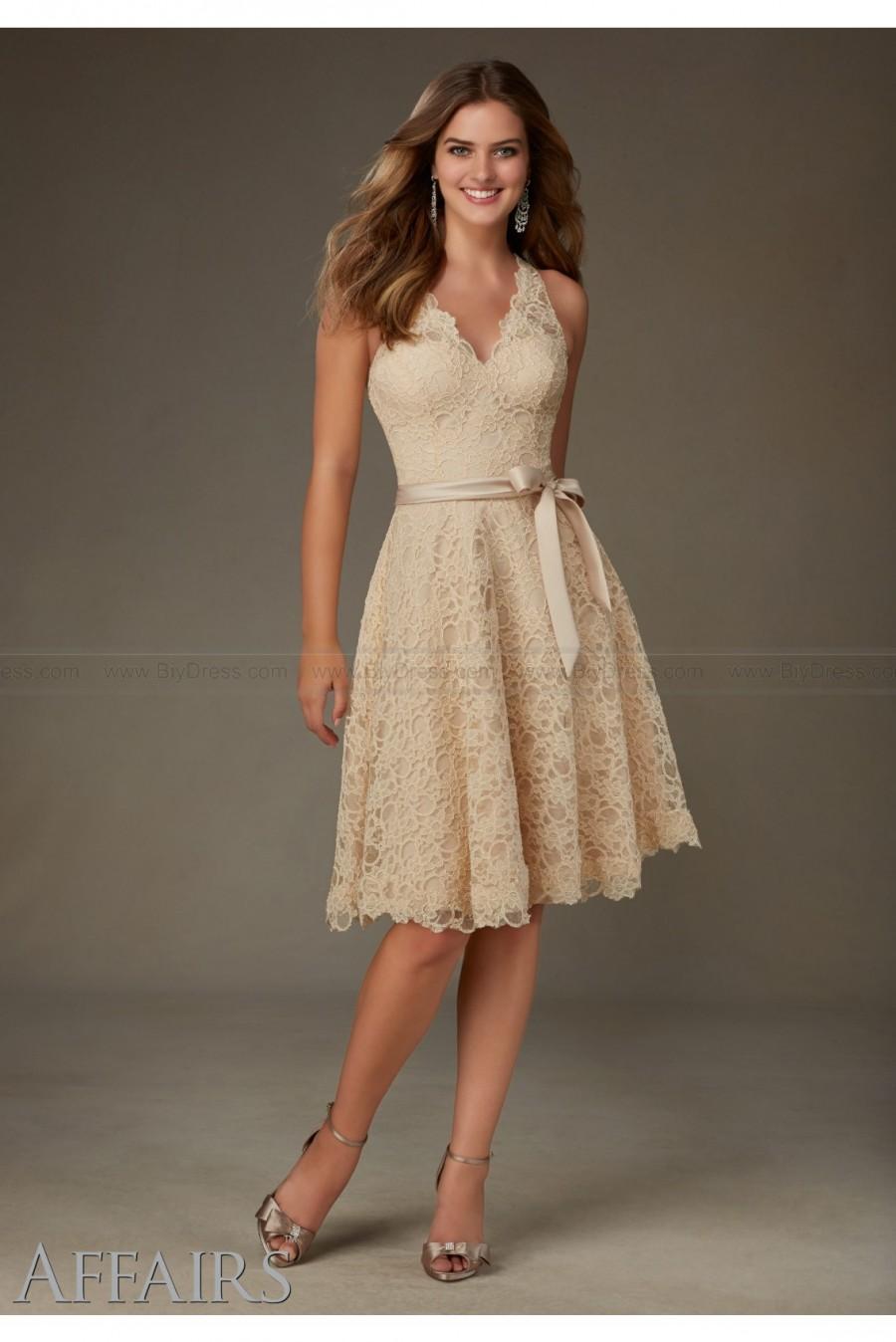Hochzeit - Mori Lee Bridesmaids Dress Style 31075