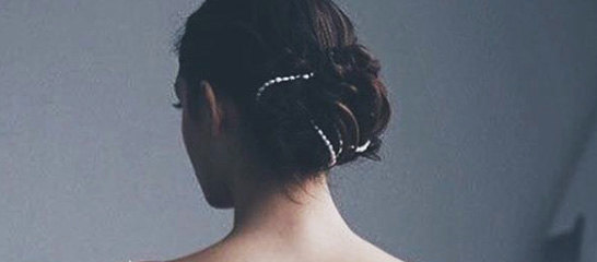 Mariage - Rhinestone Hairpiece, Gatsby Wedding Headpiece Bridal Headpiece Head Chain Crystal Bun Wrap Wedding Hair Accessories, Hair Jewelry for Bride