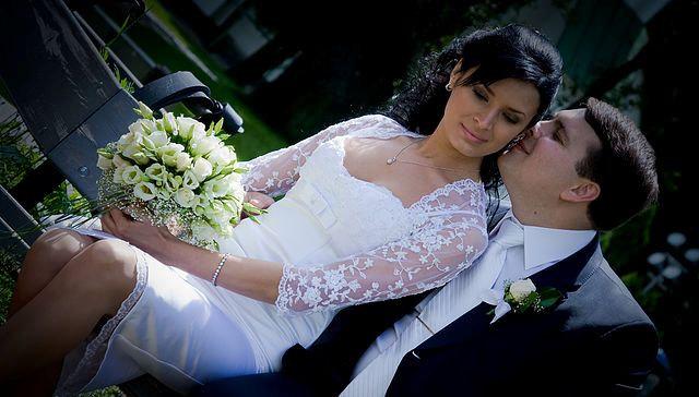 زفاف - Fitted Style Short Wedding Dress with Lace Jacket, Satin and Lace Short Bridal Gown with Lace Bolero M13, Romantic wedding gown, Classic