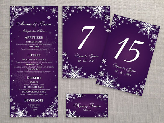 Hochzeit - 15% OFF - DIY Printable Wedding Table Package Deal Templates 