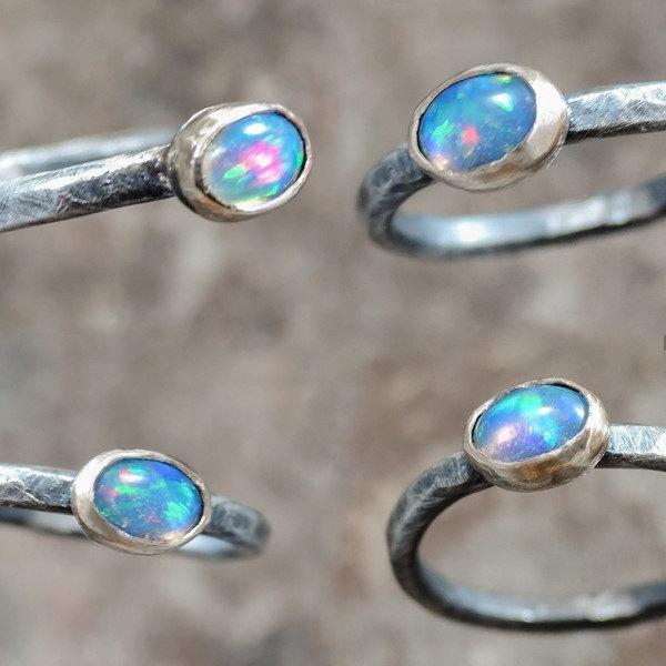 زفاف - 15% off - opal ring, gold, silver ring with opal, opal, golden ring, ring opal, opal in gold