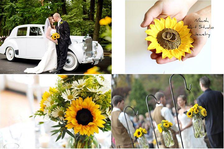 Свадьба - Sophisticated Sunflower Wedding Theme Every ...