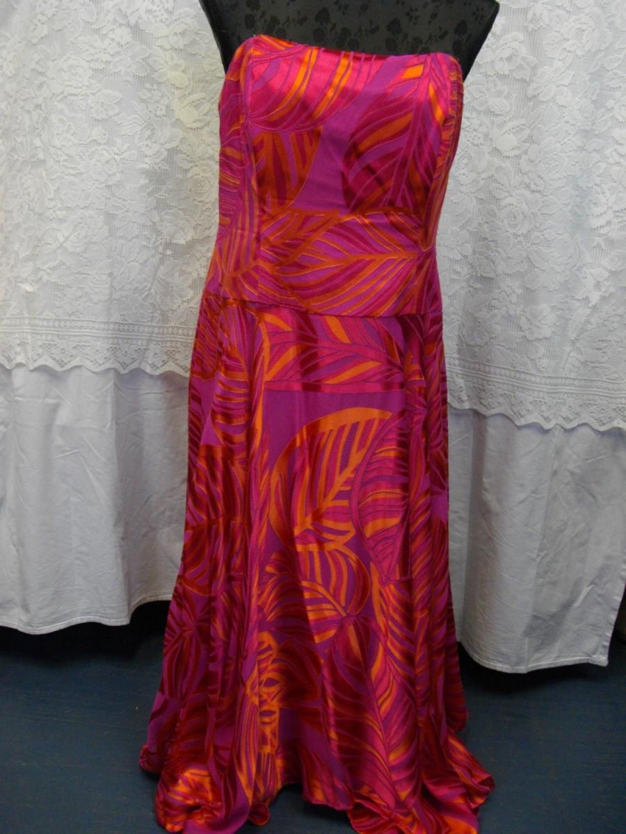 Wedding - Sale 20% off/Rasberry Party Dress ,New Year's Eve dress/size M,Romantic,for sale, bridesmaid,handmade,endladesign/vintage