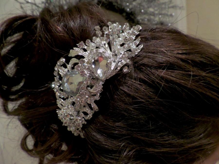 Hochzeit - Bridal Hair Comb  Wedding Hair comb Crystal Hair comb Bridal Hair comb Very Stunning