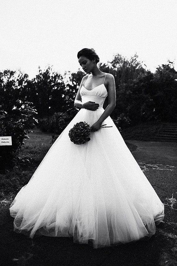 زفاف - Fluffy Cotton Slip Wedding Dress