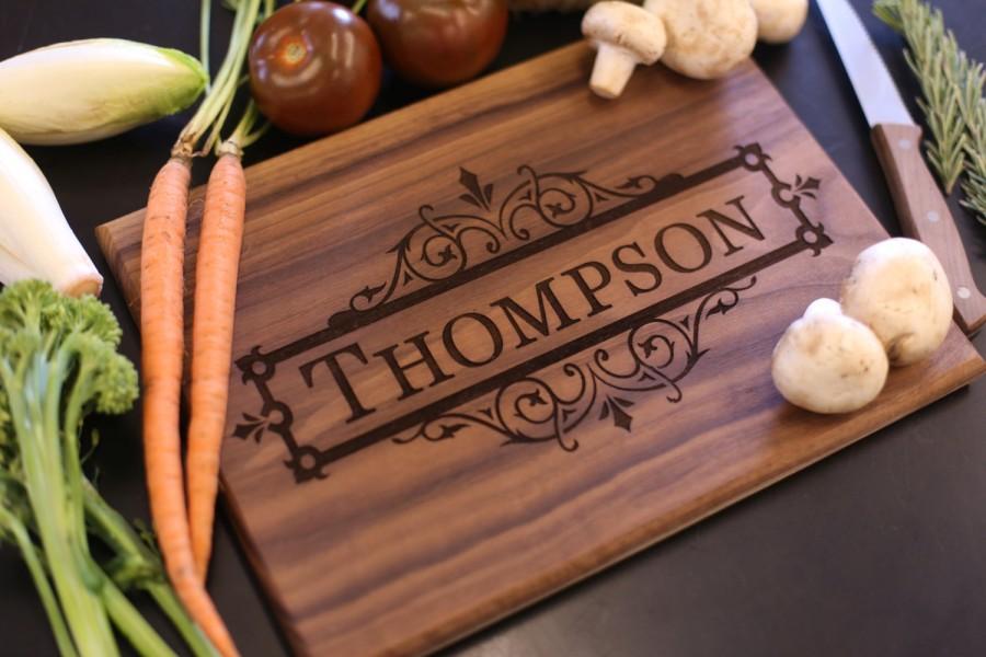 زفاف - Personalized Cutting Board Christmas Gift Bridal Shower Gift Wedding Gift Engraved (Item Number MHD20020)