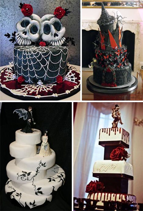 Wedding - Nontraditional Wedding Cakes For The Creative Couple 