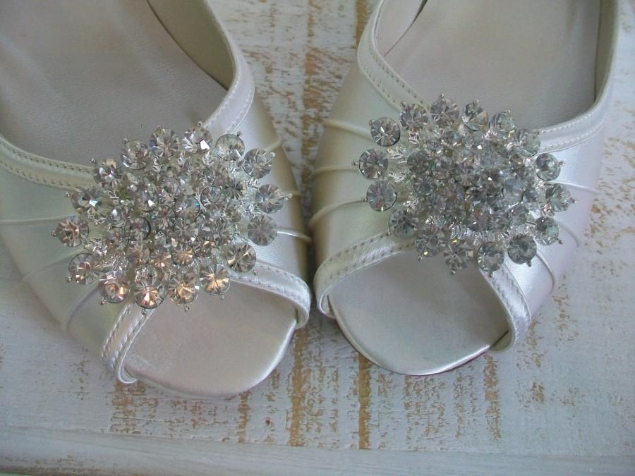 Wedding - Wedge Wedding Shoes - Choose From Over 200 Colors - 1 Inch Wedge Heel - Wide Size Available - Low Heel Wedge Wedding Shoe - Outdoor Wedding