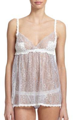 Mariage - Hanky Panky Dauphine Lace Babydoll with G-String