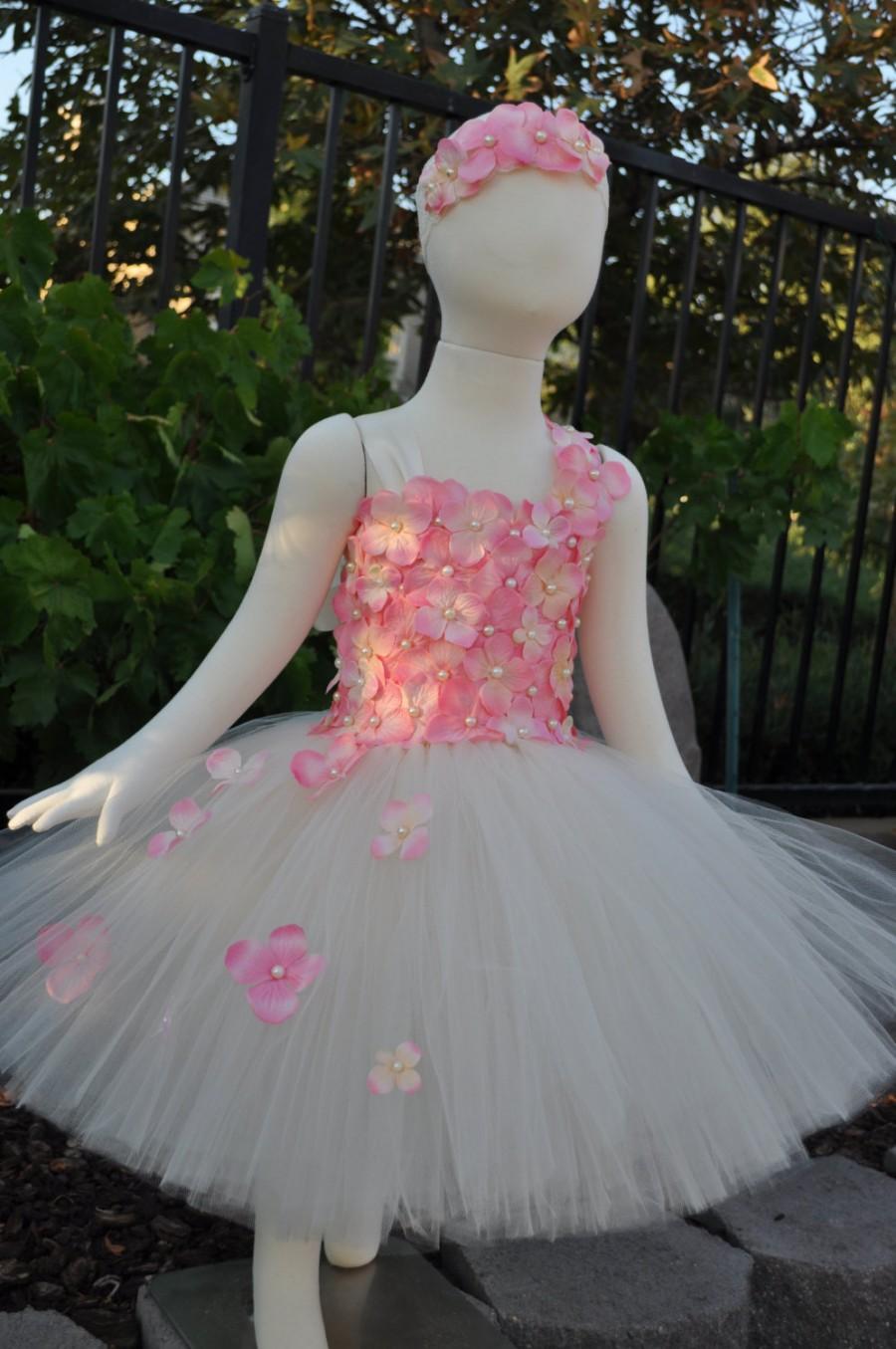 Hochzeit - Special Occasion Dress, Flower Girl Dress, Tutu Dress, Girls Dress, Baby Dress, Toddler Dress, Wedding Tutu, Blush Dress, Pink Dress