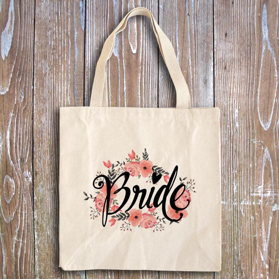 Hochzeit - Bride tote bag - Wedding tote bag