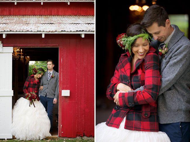 Hochzeit - How To Incorporate Flannel Into Your Wedding