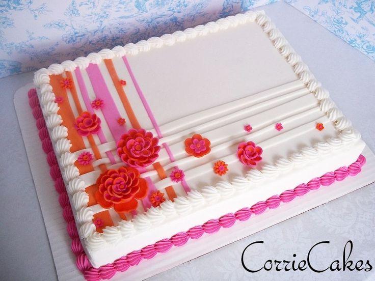 Hochzeit - Wedding Sheet Cake — Bridal Shower