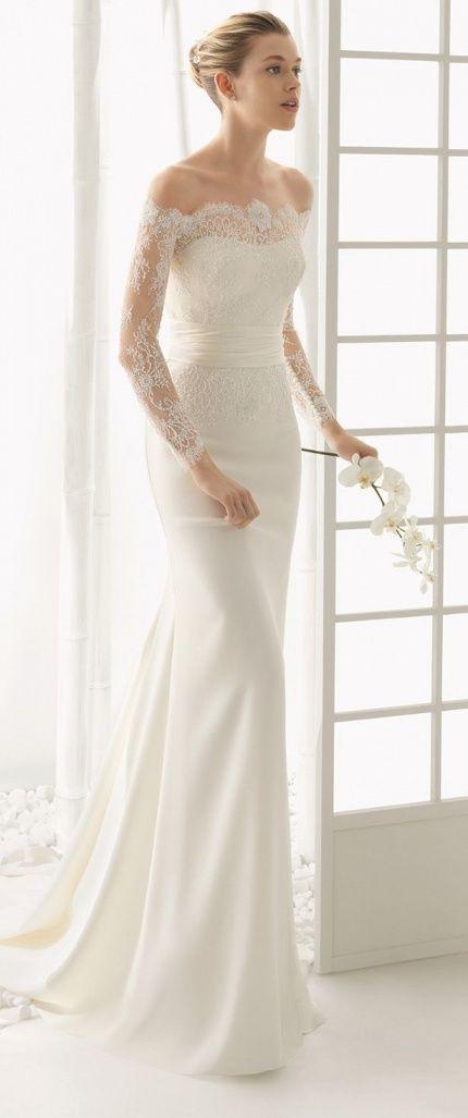 Hochzeit - Lace Beading Wedding dress