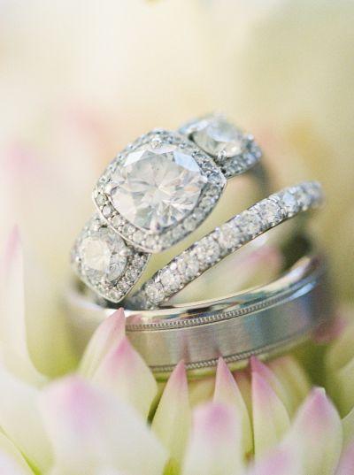 زفاف - 13 Gorgeous 3-Stone Engagement Rings