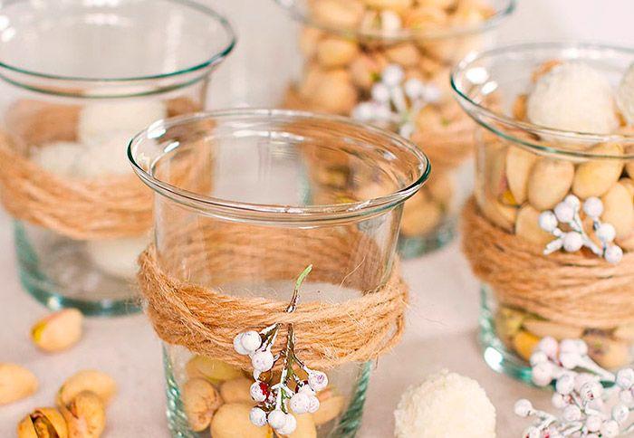 Mariage - Winter Table Decorations