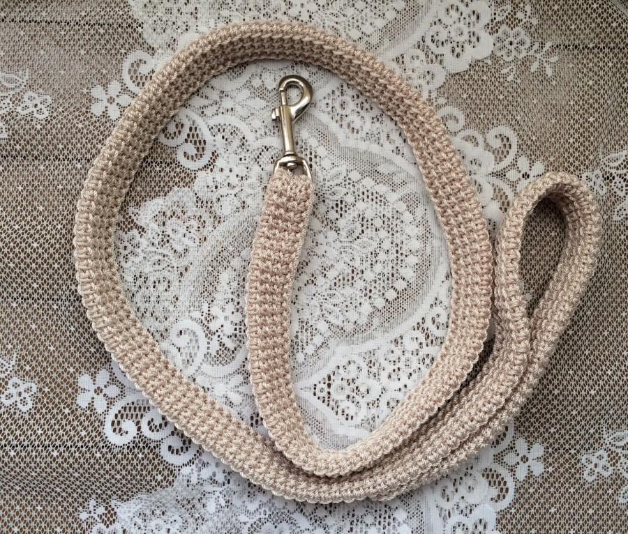 Hochzeit - Ivory Wedding Dog Leash for Medium to Large Dogs Four Foot Length