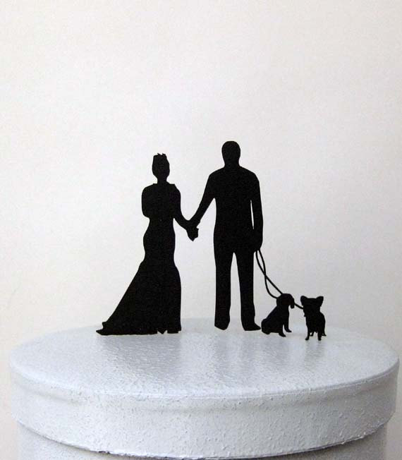 زفاف - Custom Wedding Cake Topper, Wedding Cake Topper - Celebrate with your pets