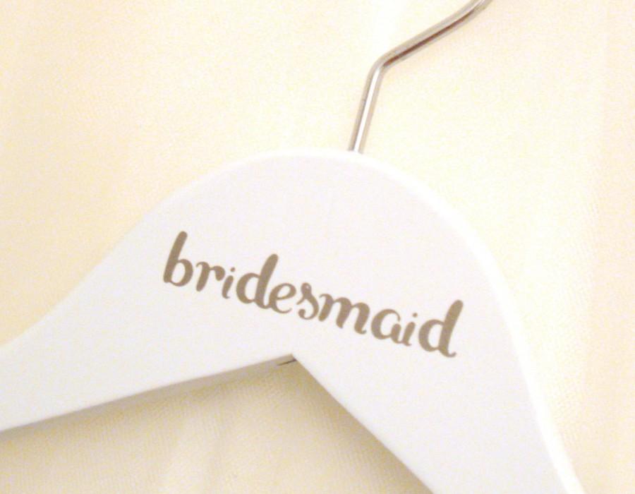 Hochzeit - Phrase Decal Add-On and Custom Personalized Hanger - Suspended Moments