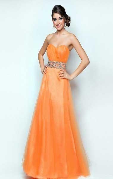 Mariage - Sexy A-line Sweetheart Beading Sleeveless Tulle Dresses Online Sale at GBP93.99