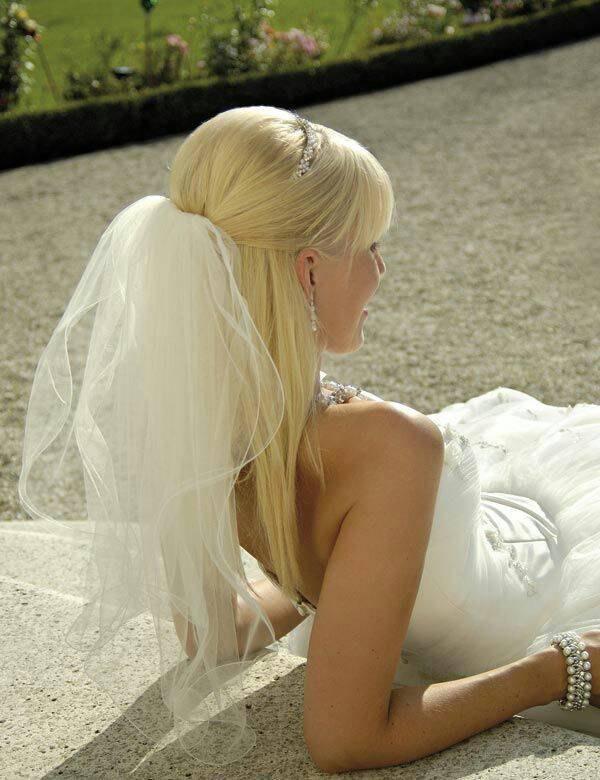 زفاف - wedding veil short small veil