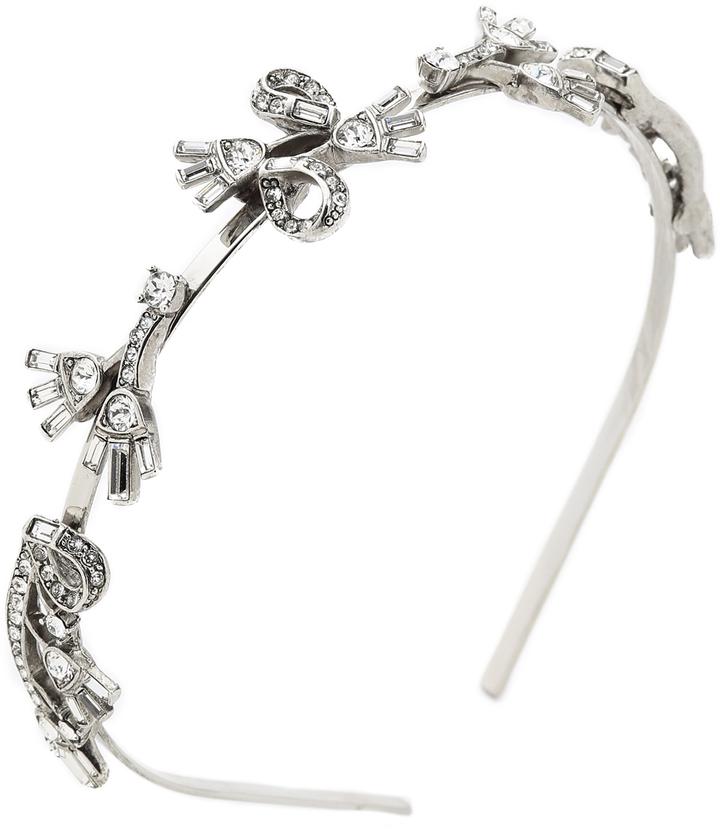 زفاف - Oscar de la Renta Floral Baguette Headband