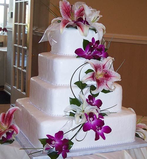 Mariage - Tropical Hawaiian Theme Cake Designs