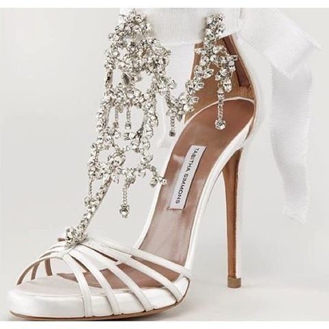 زفاف - StrictlyWeddings On Instagram: “Go Glitz And Glam With These Fabulous @tabithasimmons Heels For Your Walk Down The Aisle.   …”