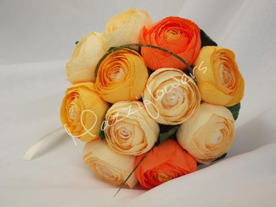 Hochzeit - Wedding bouquet,bridal bouquet,paper flower bouquet,bridesmaid bouquet,paper flowers,bridal  flower,bouquet,