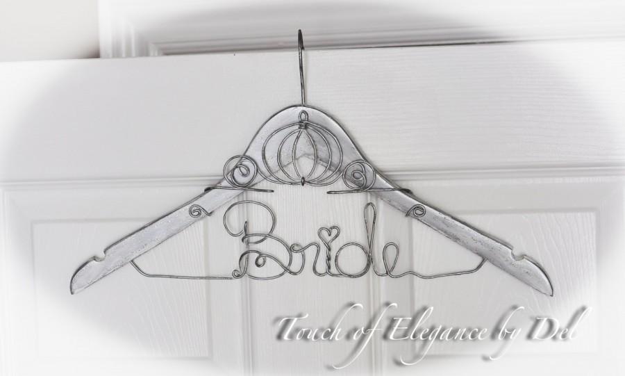 Mariage - Fairy-tale Inspired Wedding Dress Hanger - Carriage Hanger - Glam Wedding Hanger - Original Design Hanger - OOAK Hanger - Unique Design