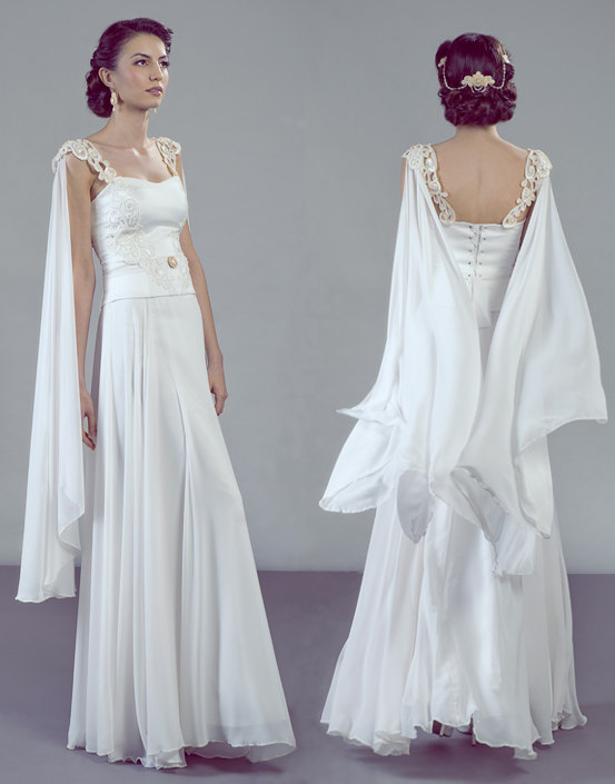 زفاف - Aurora complete bridal outfit wedding dress ensemble  with jewelry and accessories