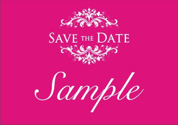 Wedding - Save the Date, listing for sample