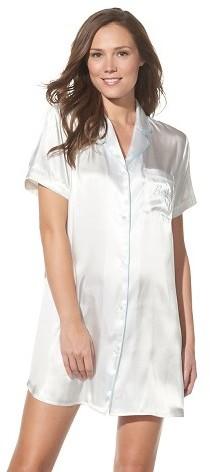 Hochzeit - Gilligan & O'Malley Women's Bridal Pajama Shirt Ivory