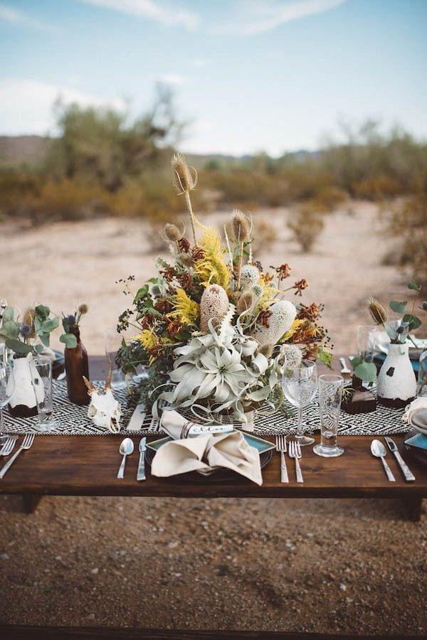 Mariage - Southwestern Desert Wedding Inspiration In Phoenix, Arizona