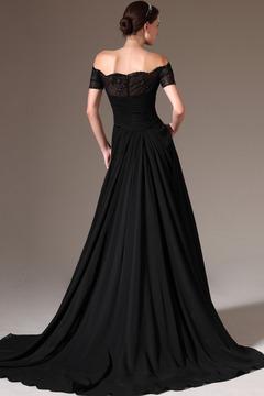 Mariage - Cheap Black Evening Gown