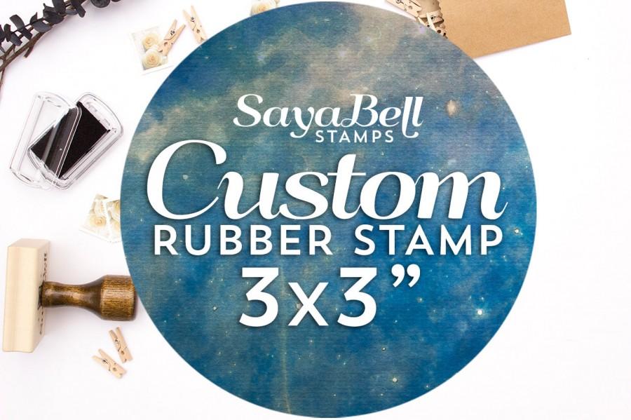 Свадьба - 3x3 Wedding Invitation Stamps, Save The Date Stamp, Wedding Favors Stamp, Party Stationery. Custom Rubber Stamp 3x3 Inch