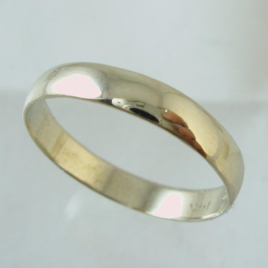 Свадьба - Man Wedding Band,14 karat  Recycled gold ring,  Wedding Band, Woman Wedding Band. unisex wedding band