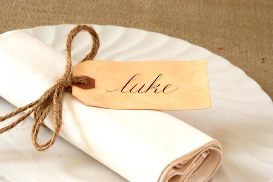 place setting name cards